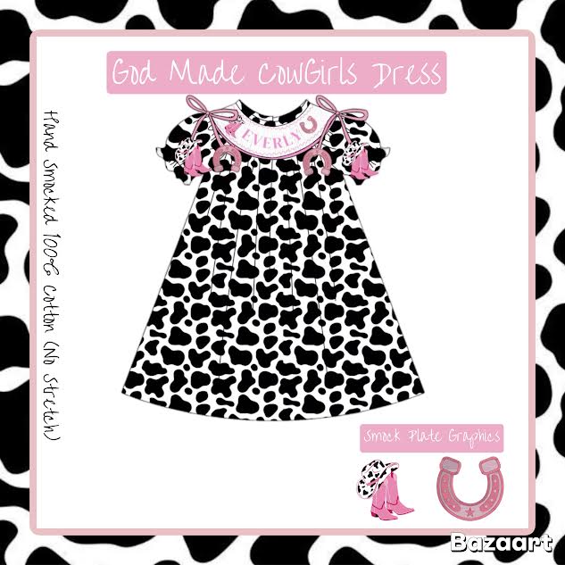 PO 5: God Made Girls Hand Smocked Dress (ETA-JULY)