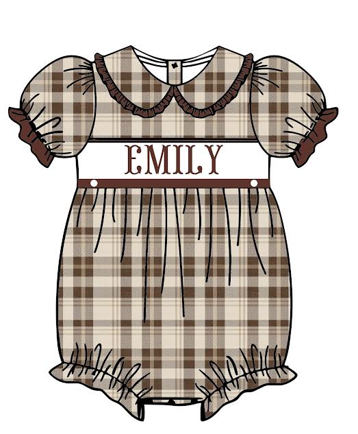PO6: Fall Harvest Girls Personalized Bubble (ETA: August )