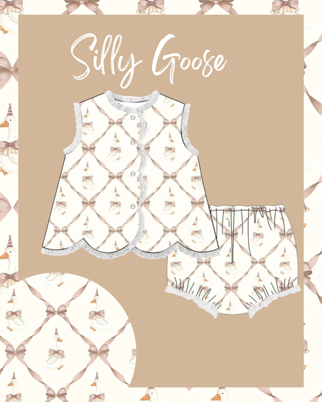 Silly Goose Crossover Birthday Dipper Set | Pre Order